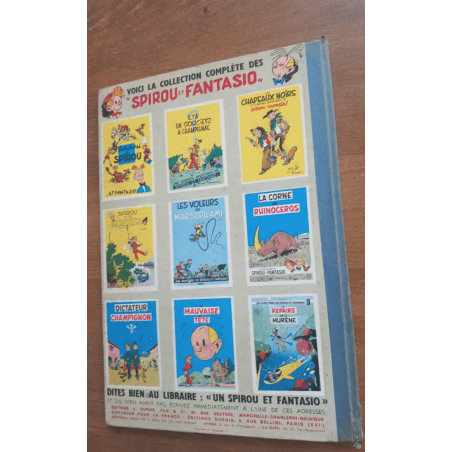 Spirou et Fantasio T.10 - Les Pirates du Silence / Franquin / C / 1 Album / EO / 1958