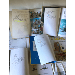 Cauvin / 5 Albums / 5x dédicaces / 4xC + B / EO / (1981/1998)