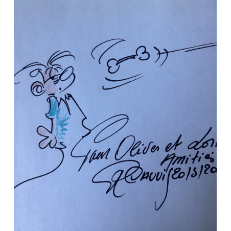 Cauvin / 5 Albums / 5x dédicaces / 4xC + B / EO / (1981/1998)
