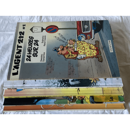Cauvin / 5 Albums / 5x dédicaces / 4xC + B / EO / (1981/1998)