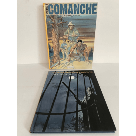 Comanche Intégrale T.02 / Lune de guerre / Dédicace Hermann / 2x C - EO/Ré - (2005/2013)