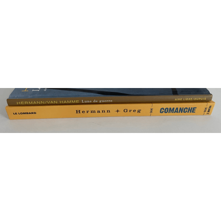 Comanche Intégrale T.02 / Lune de guerre / Dédicace Hermann / 2x C - EO/Ré - (2005/2013)