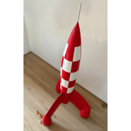 Tintin / Hergé / Statuette Moulinsart 46957 / Fusée (72 cm) + Figurines 46305 - (2014/2015)