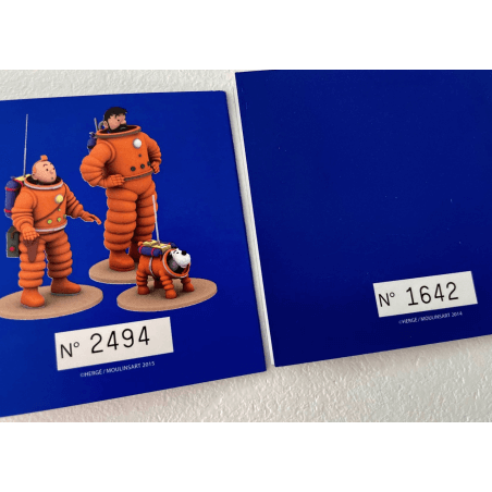 Tintin / Hergé / Statuette Moulinsart 46957 / Fusée (72 cm) + Figurines 46305 - (2014/2015)