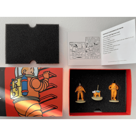Tintin / Hergé / Statuette Moulinsart 46957 / Fusée (72 cm) + Figurines 46305 - (2014/2015)