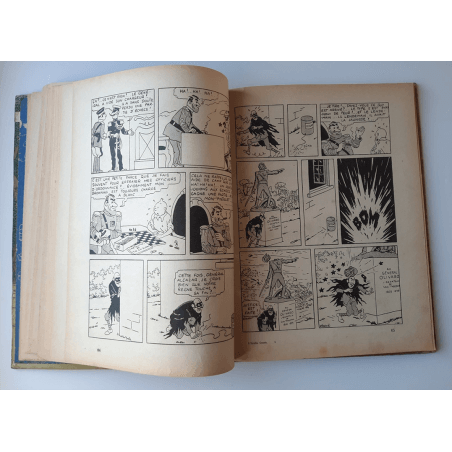 Tintin T.06 / Hergé / L'oreille cassée (A18, grande image) - C - N&B - Réédition (1942)