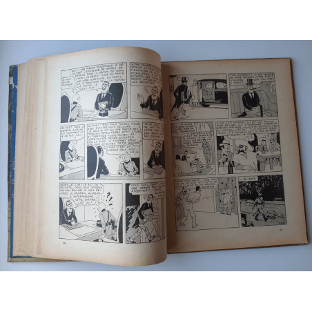Tintin T.06 / Hergé / L'oreille cassée (A18, grande image) - C - N&B - Réédition (1942)