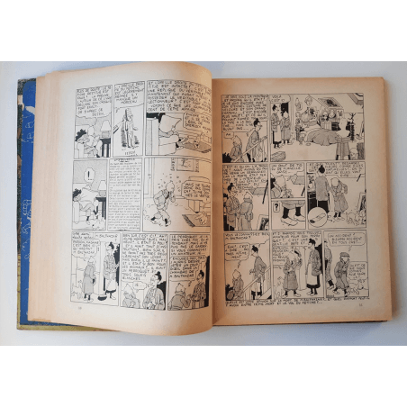Tintin T.06 / Hergé / L'oreille cassée (A18, grande image) - C - N&B - Réédition (1942)