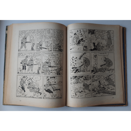 Tintin T.06 / Hergé / L'oreille cassée (A18, grande image) - C - N&B - Réédition (1942)