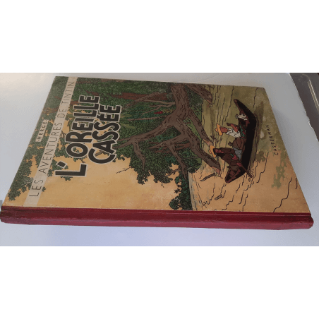 Tintin T.06 / Hergé / L'oreille cassée (A18, grande image) - C - N&B - Réédition (1942)