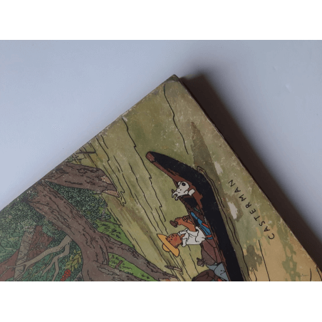 Tintin T.06 / Hergé / L'oreille cassée (A18, grande image) - C - N&B - Réédition (1942)