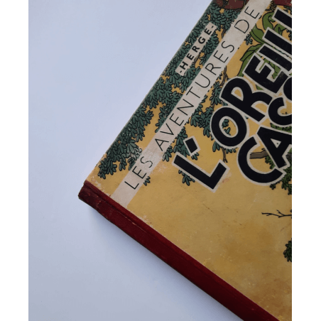 Tintin T.06 / Hergé / L'oreille cassée (A18, grande image) - C - N&B - Réédition (1942)