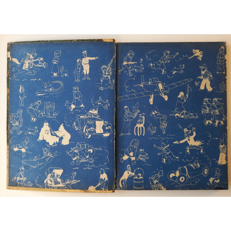 Tintin T.06 / Hergé / L'oreille cassée (A18, grande image) - C - N&B - Réédition (1942)