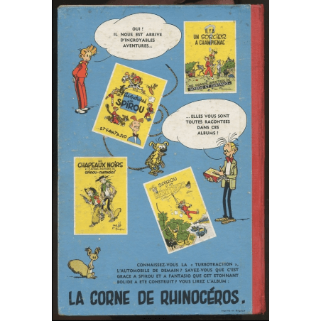 Spirou et Fantasio T.05 / Franquin / Les Voleurs du Marsupilami - C - EO belge - (1954)