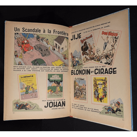 Spirou et Fantasio T.05 / Franquin / Les Voleurs du Marsupilami - C - EO belge - (1954)