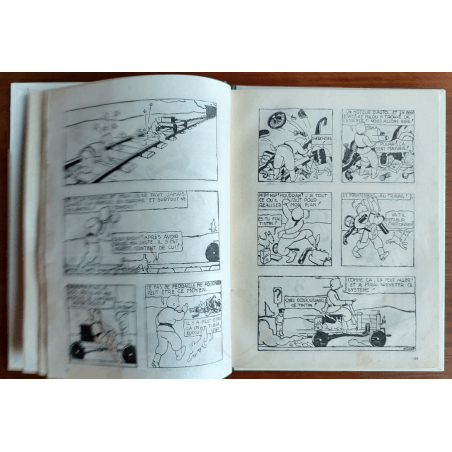 Tintin T.01 / Hergé / Tintin au Pays des Soviets / C - N&B + Carte de visite Hergé - EO - (1930)