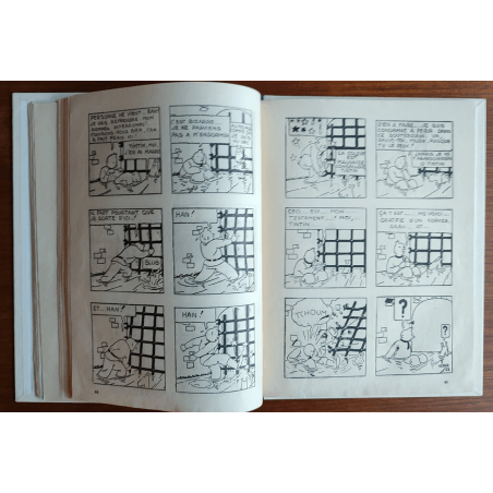 Tintin T.01 / Hergé / Tintin au Pays des Soviets / C - N&B + Carte de visite Hergé - EO - (1930)
