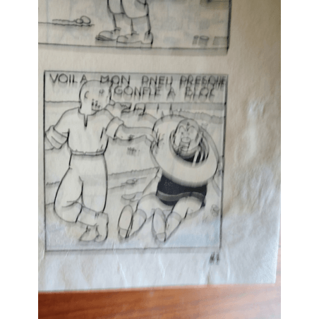 Tintin T.01 / Hergé / Tintin au Pays des Soviets / C - N&B + Carte de visite Hergé - EO - (1930)