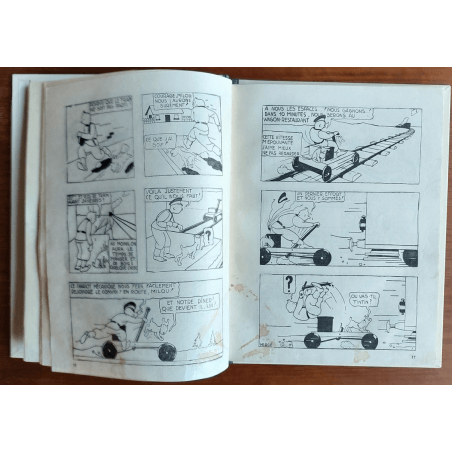 Tintin T.01 / Hergé / Tintin au Pays des Soviets / C - N&B + Carte de visite Hergé - EO - (1930)