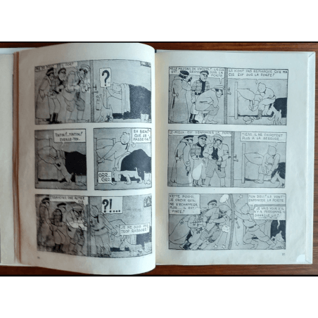 Tintin T.01 / Hergé / Tintin au Pays des Soviets / C - N&B + Carte de visite Hergé - EO - (1930)