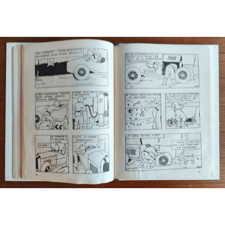 Tintin T.01 / Hergé / Tintin au Pays des Soviets / C - N&B + Carte de visite Hergé - EO - (1930)
