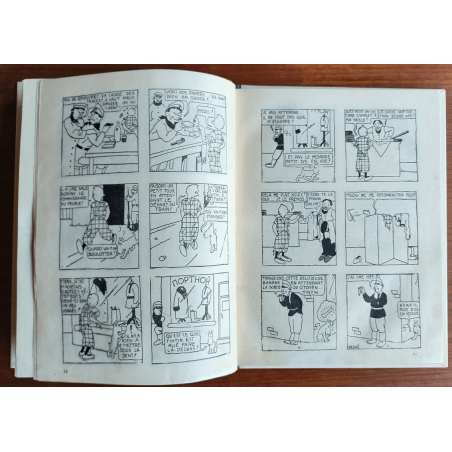 Tintin T.01 / Hergé / Tintin au Pays des Soviets / C - N&B + Carte de visite Hergé - EO - (1930)