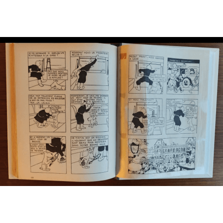 Tintin T.01 / Hergé / Tintin au Pays des Soviets / C - N&B + Carte de visite Hergé - EO - (1930)