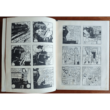 Tintin T.01 / Hergé / Tintin au Pays des Soviets / C - N&B + Carte de visite Hergé - EO - (1930)