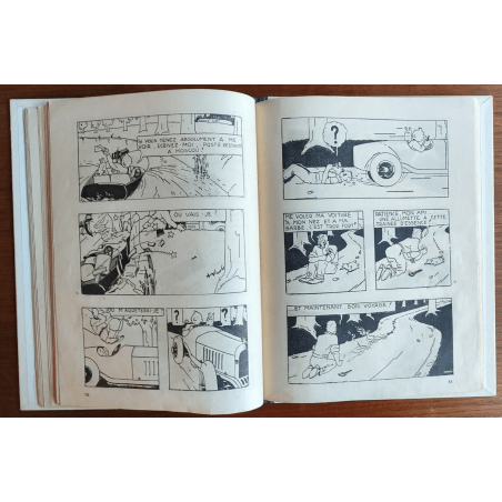 Tintin T.01 / Hergé / Tintin au Pays des Soviets / C - N&B + Carte de visite Hergé - EO - (1930)