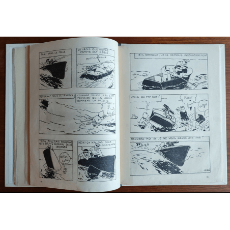 Tintin T.01 / Hergé / Tintin au Pays des Soviets / C - N&B + Carte de visite Hergé - EO - (1930)