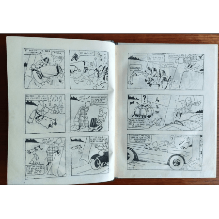 Tintin T.01 / Hergé / Tintin au Pays des Soviets / C - N&B + Carte de visite Hergé - EO - (1930)