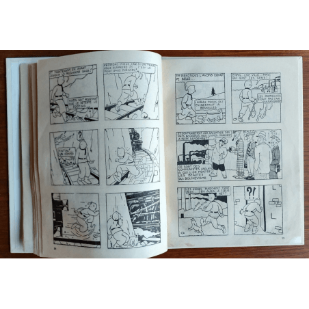 Tintin T.01 / Hergé / Tintin au Pays des Soviets / C - N&B + Carte de visite Hergé - EO - (1930)