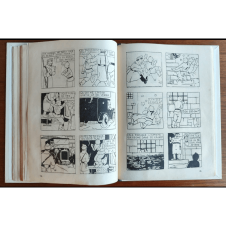 Tintin T.01 / Hergé / Tintin au Pays des Soviets / C - N&B + Carte de visite Hergé - EO - (1930)