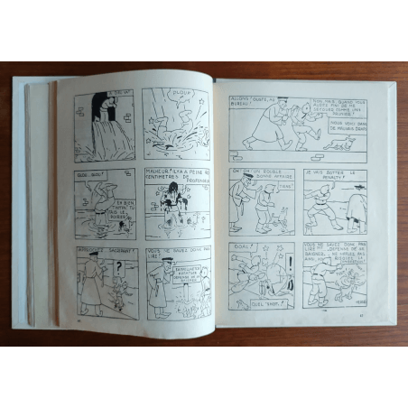 Tintin T.01 / Hergé / Tintin au Pays des Soviets / C - N&B + Carte de visite Hergé - EO - (1930)
