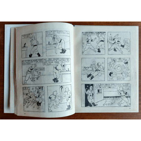 Tintin T.01 / Hergé / Tintin au Pays des Soviets / C - N&B + Carte de visite Hergé - EO - (1930)