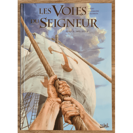  Les Voies du Seigneur T.01 à T.04 / Dédicace Calderon / 4x C / Série complète / EO / (2009/2016)