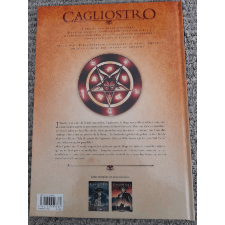 Cagliostro T.01 + T.02 / 2x dédicace couleur Lapo / 2x C - EO - (2013/2016)