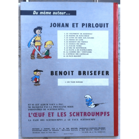 Les Schtroumpfs T.01 / Les Schtroumpfs noirs / Peyo / C / 2ème édition - (1965)