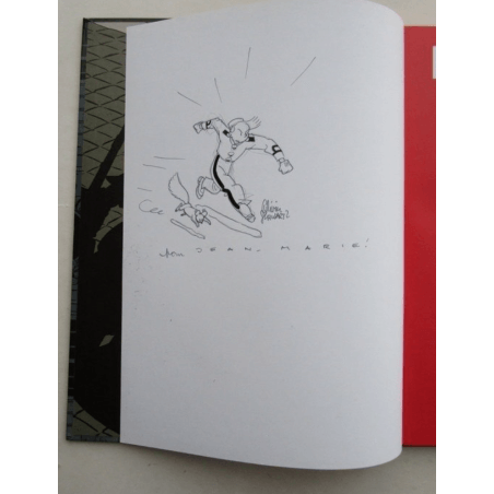 Une Aventure de Spirou et Fantasio par... T.05 / ex-libris / 1x dédicace Schwartz / 1x C - EO - 2009