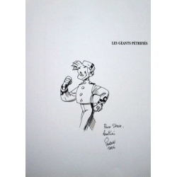 Une Aventure de Spirou et Fantasio par... T.01 / ex-libris / 1x dédicace Yoann / 2x C - EO - (2006)