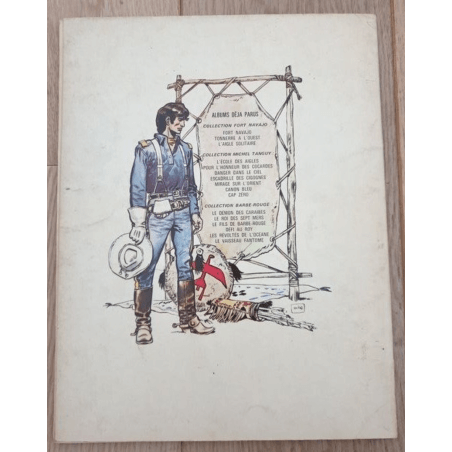 Blueberry T.03 / Air - Jean Giraud / L' Aigle Solitaire + dédicace manuscrite - B par Dargaud / EO française - (1967)