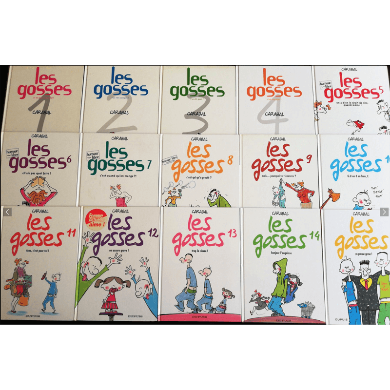 Les Gosses T.01 à T15 / Carabal / 15x C / Série Complète / EO - (1997/2009) Les Gosses T.01 à T15 / Carabal / 15x C / Série Complète / EO - (1997/2009)