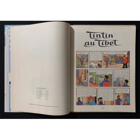 Tintin T.20 / Hergé / Tintin au Tibet (B29 française) - C - EO - (1960)