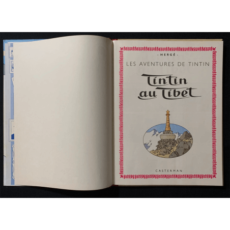 Tintin T.20 / Hergé / Tintin au Tibet (B29 française) - C - EO - (1960)