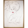 Natacha / 50 ans de charmes / Dessin original dédicacé Walthéry / C / (2018/2020)