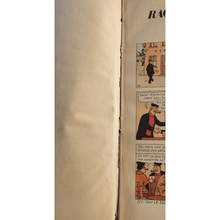  Tintin T.12 / Hergé / The Treasure of Red Rackham (A24) - C - EO - (1945)