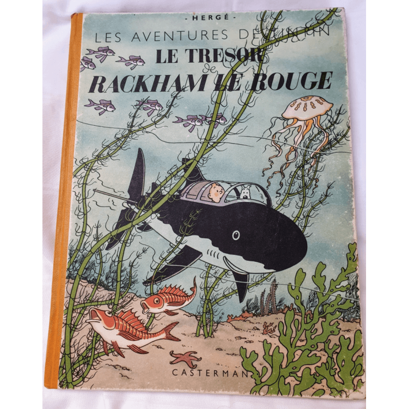 Tintin T.12 / Hergé / Le trésor de Rackham le Rouge (A24) - C - EO - (1945) Tintin T.12 / Hergé / Le trésor de Rackham le Rouge (A24) - C - EO - (1945)