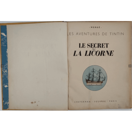  Kuifje Dl. 11 / Hergé / Het geheim van de Eenhoorn (A20) / C / EO / (1943)