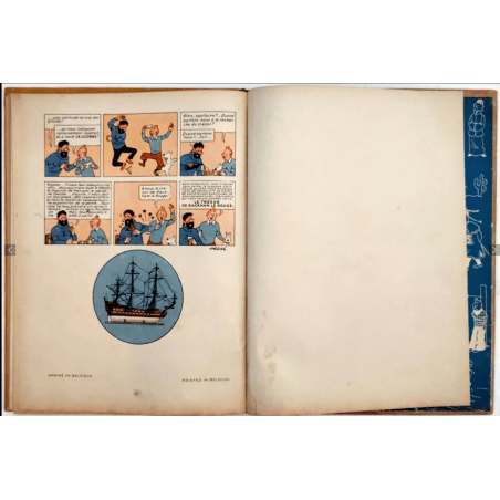 Tintin T.11 / Hergé / Le Secret de la Licorne (A20) / C / EO / (1943)