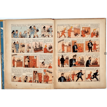 Tintin T.11 / Hergé / Le Secret de la Licorne (A20) / C / EO / (1943)